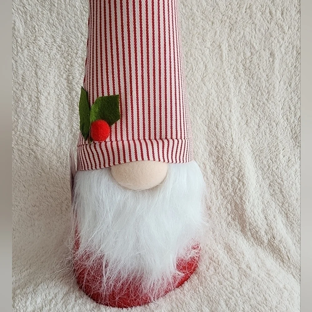 New large Christmas tree topper Gnome for holidays 18 in long